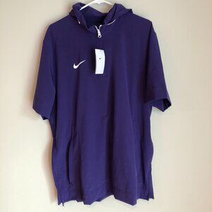 Nike FJ9548-513 Men's Large Short-Sleeve Woven Coach Jacket
